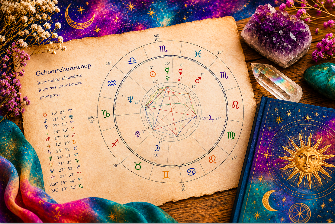 Astrologie als spiegel van je ziel: je geboortehoroscoop